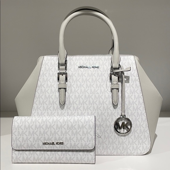 2pc MK Michael Kors satchel bag wallet set - Picture 3 of 10